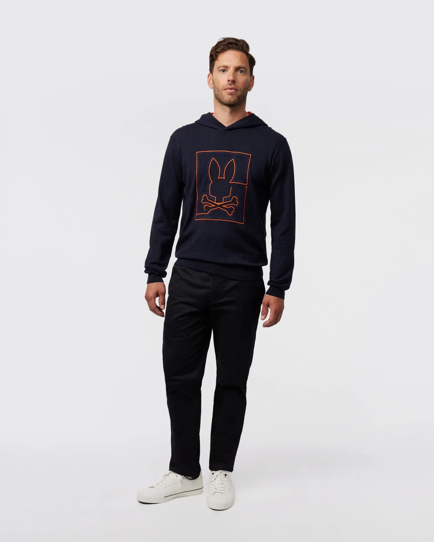MENS CHESTER HOODED SWEATER - B6E520Z1SW