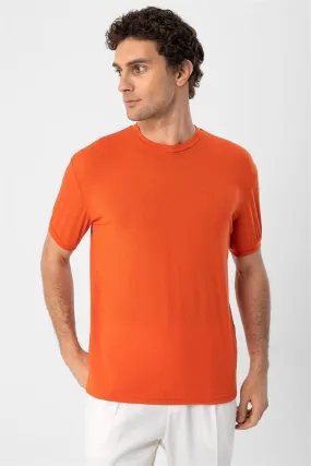 Men's Coral Crew Neck  T-Shirt - Wessi