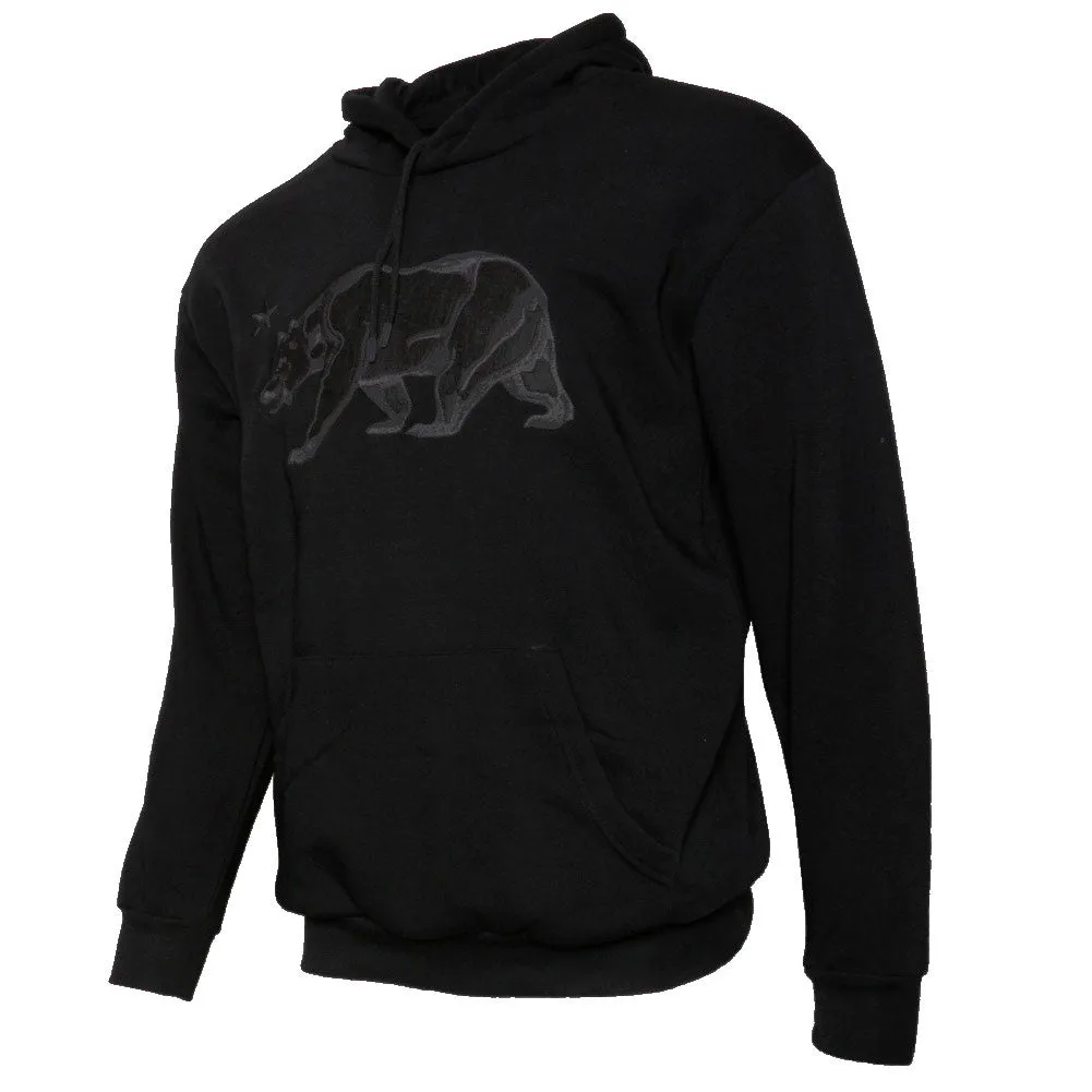 Mens Sweatshirt Pullover Hoodie Embroidered Bear Long Sleeve Pocket Sweater