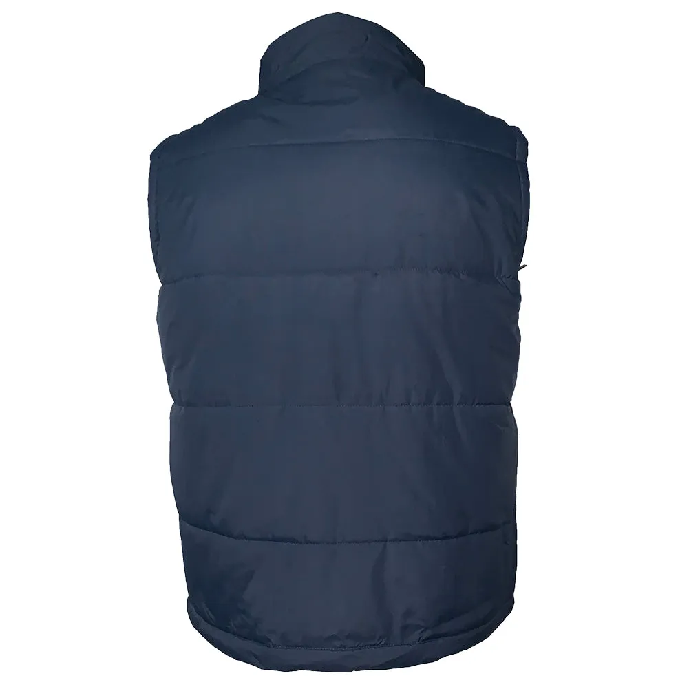 Mens Zip Vest Jacket Warm Lining Water Resistant Fall Sleeveless Coat HK94037M