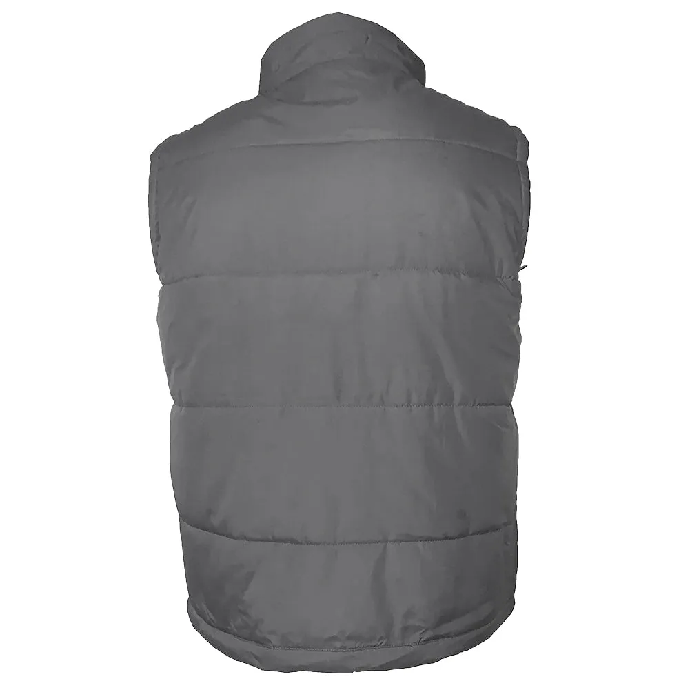 Mens Zip Vest Jacket Warm Lining Water Resistant Fall Sleeveless Coat HK94037M