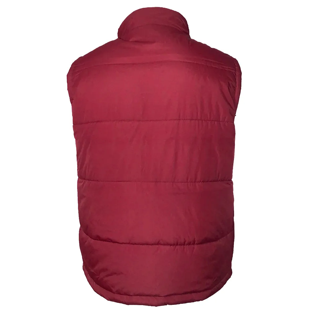 Mens Zip Vest Jacket Warm Lining Water Resistant Fall Sleeveless Coat HK94037M