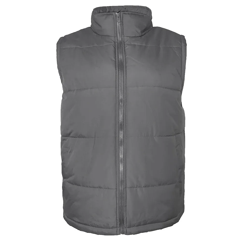 Mens Zip Vest Jacket Warm Lining Water Resistant Fall Sleeveless Coat HK94037M
