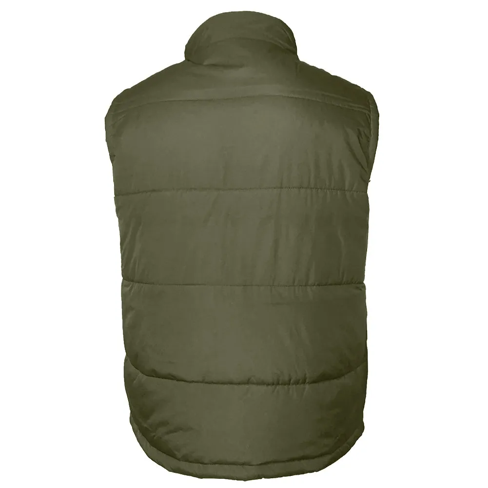 Mens Zip Vest Jacket Warm Lining Water Resistant Fall Sleeveless Coat HK94037M