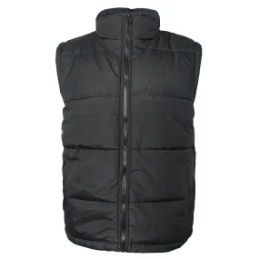 Mens Zip Vest Jacket Warm Lining Water Resistant Fall Sleeveless Coat HK94037M