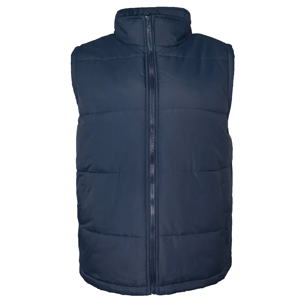 Mens Zip Vest Jacket Warm Lining Water Resistant Fall Sleeveless Coat HK94037M