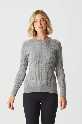Merino Classic Cable Crew