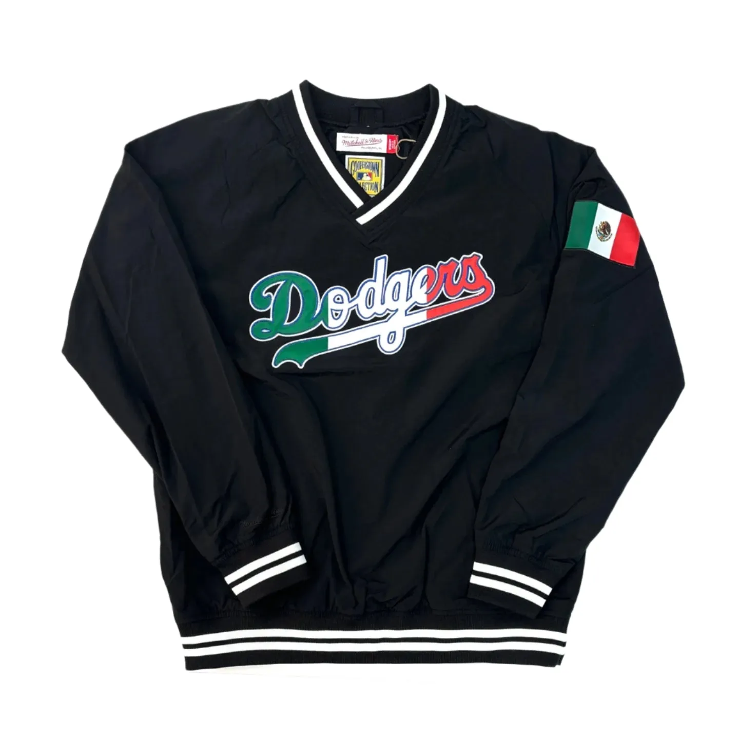 MITCHELL & NESS MLB Los Angeles Dodgers Mexico Nylon Pullover Jacket