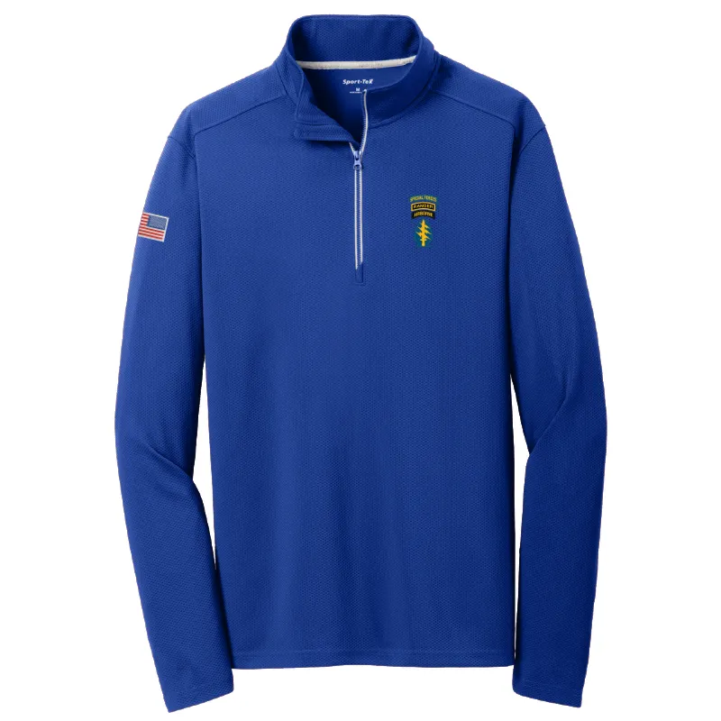 Moisture Wicking Special Forces Ranger Airborne Tab 1/4 Zip
