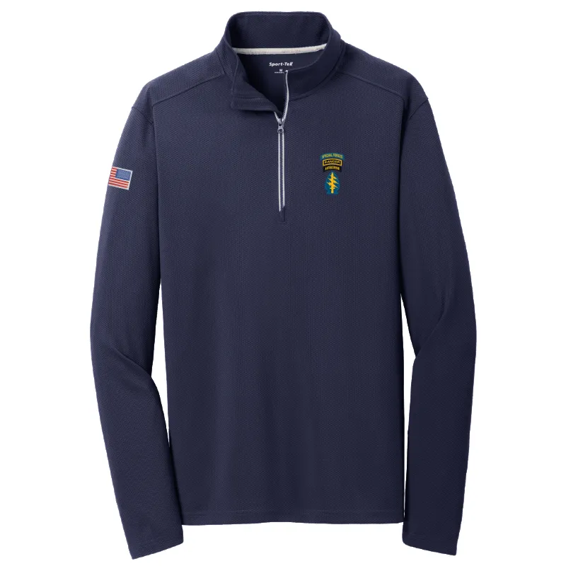 Moisture Wicking Special Forces Ranger Airborne Tab 1/4 Zip