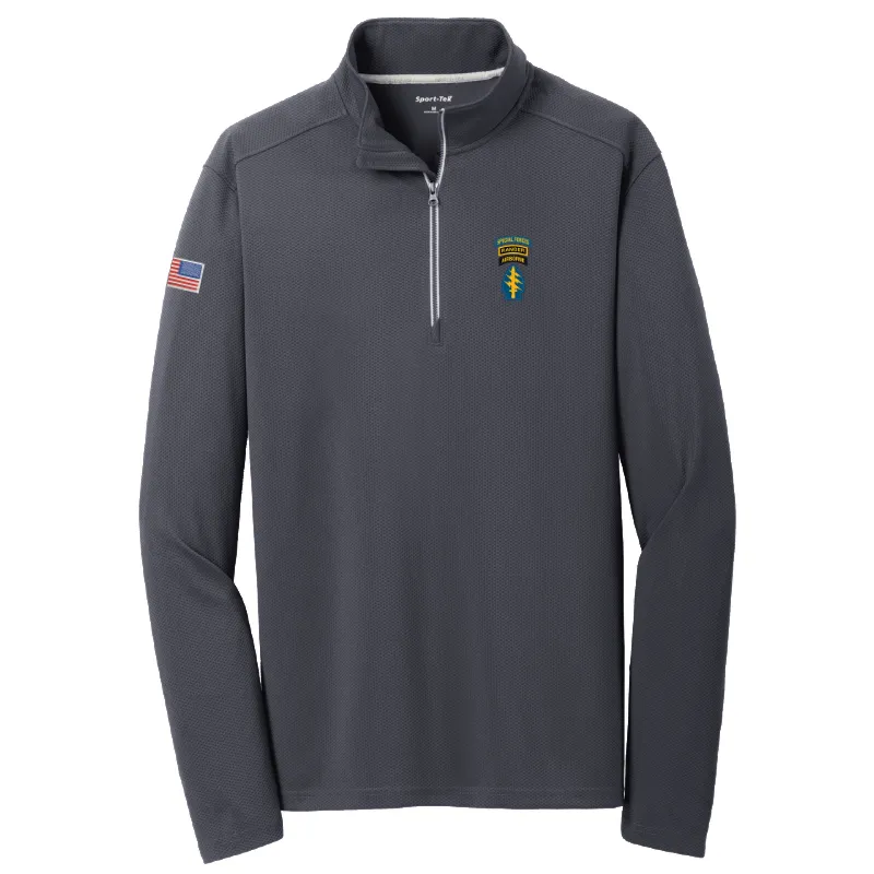 Moisture Wicking Special Forces Ranger Airborne Tab 1/4 Zip