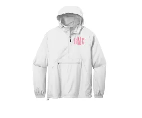 Monogrammed Sport-Tek Packable Pullover White