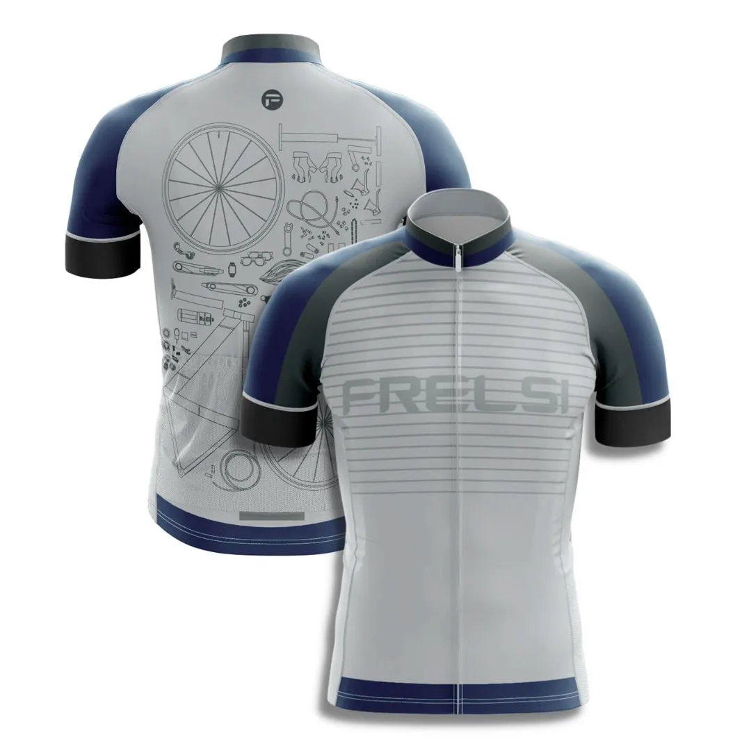 My Bicycles BluePrint | Men's Short Sleeve Cycling Jersey
