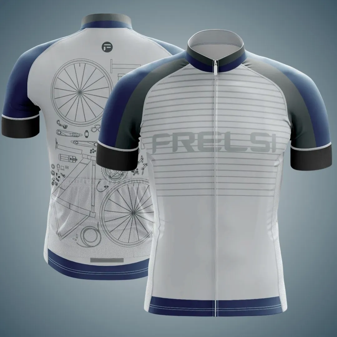 My Bicycles BluePrint | Men's Short Sleeve Cycling Jersey