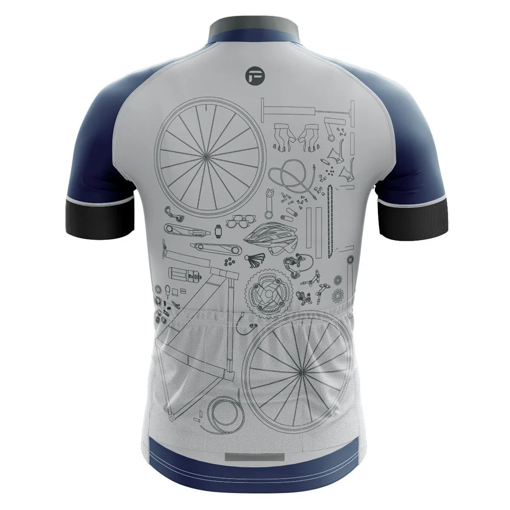 My Bicycles BluePrint | Men's Short Sleeve Cycling Set