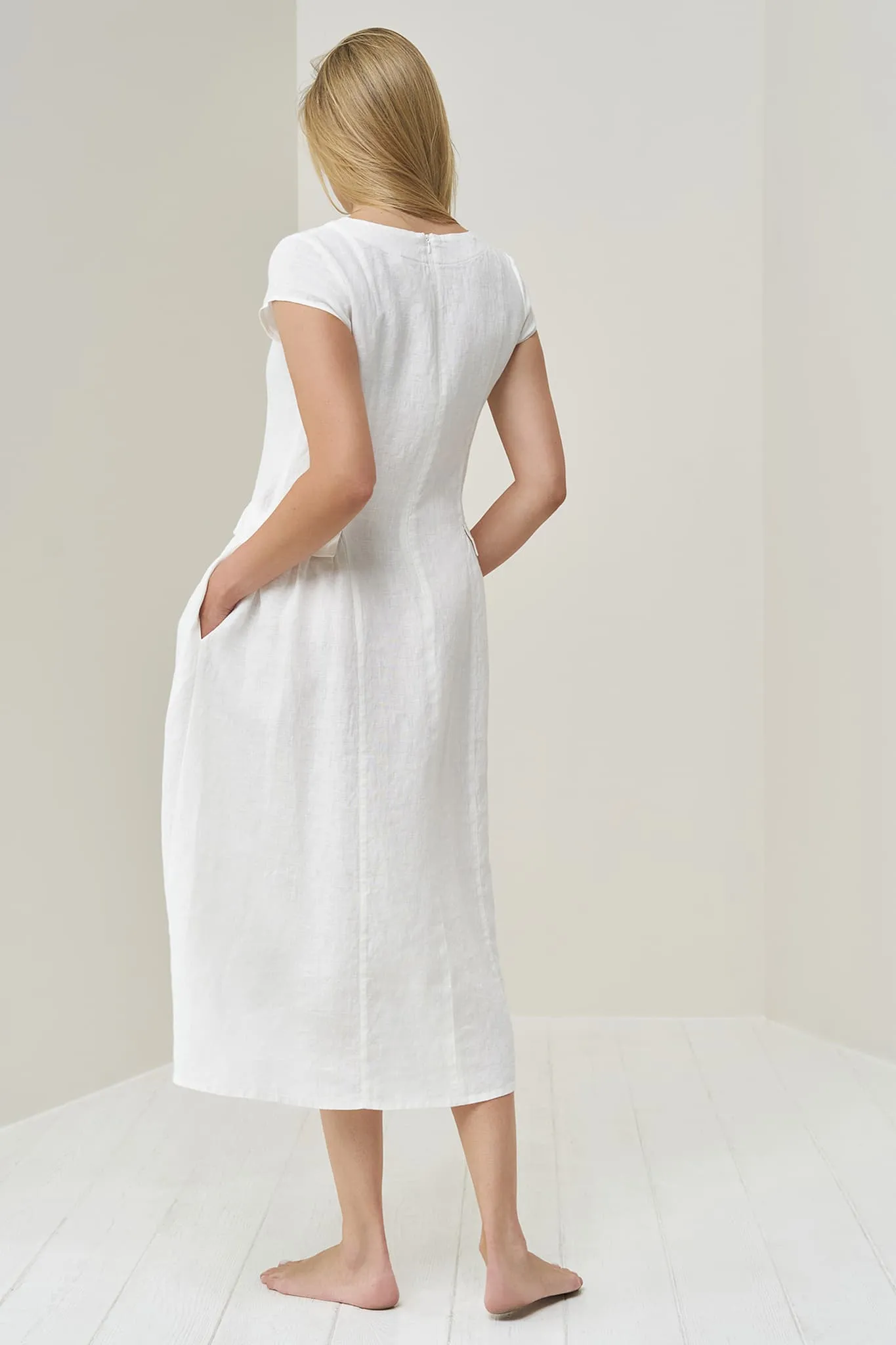 Natural summer linen dress Jura