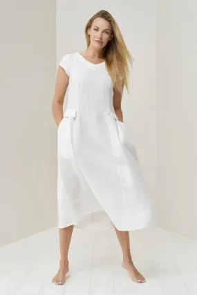 Natural summer linen dress Jura