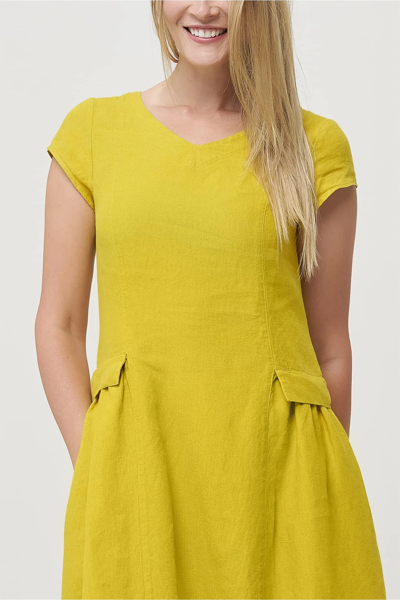 Natural summer linen dress Jura