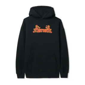 Notes Embroidered Pullover, Black