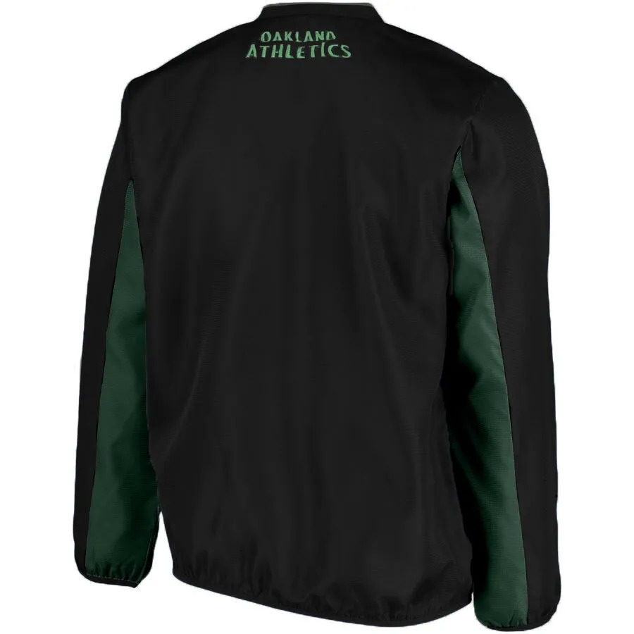 OAKLAND ATHLETICS MENS HIGH HEAT PULLOVER JACKET