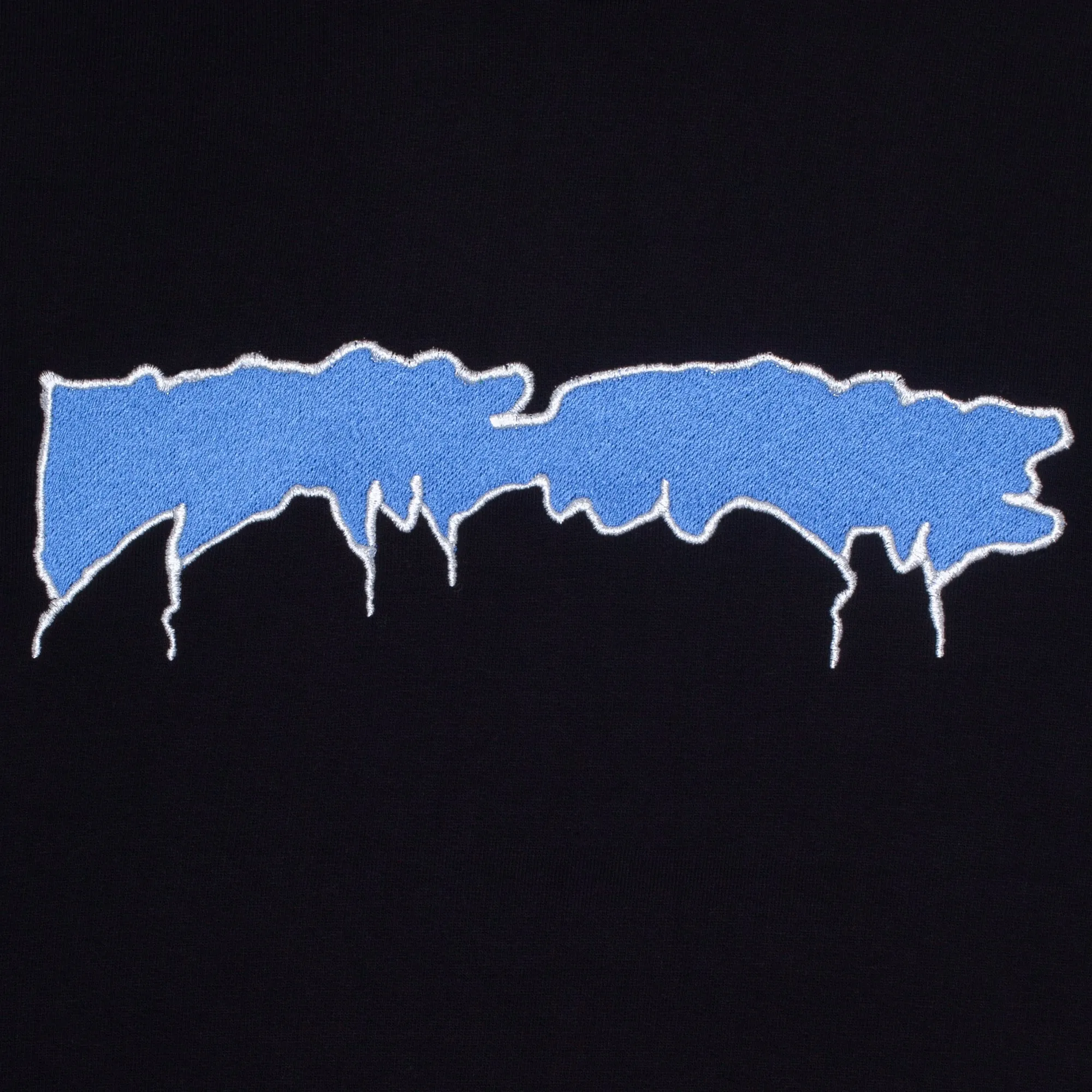 Outline Logo Embroidery Hoodie
