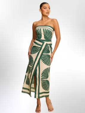 Pacifica Linen Midi Dress