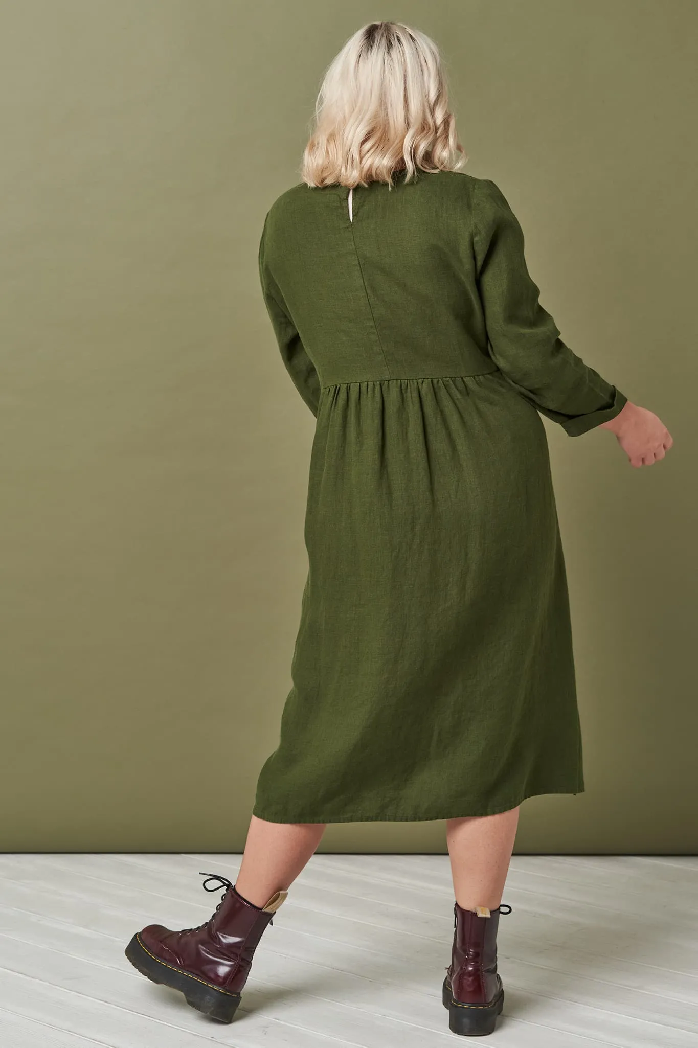 Pure linen dress Madeira