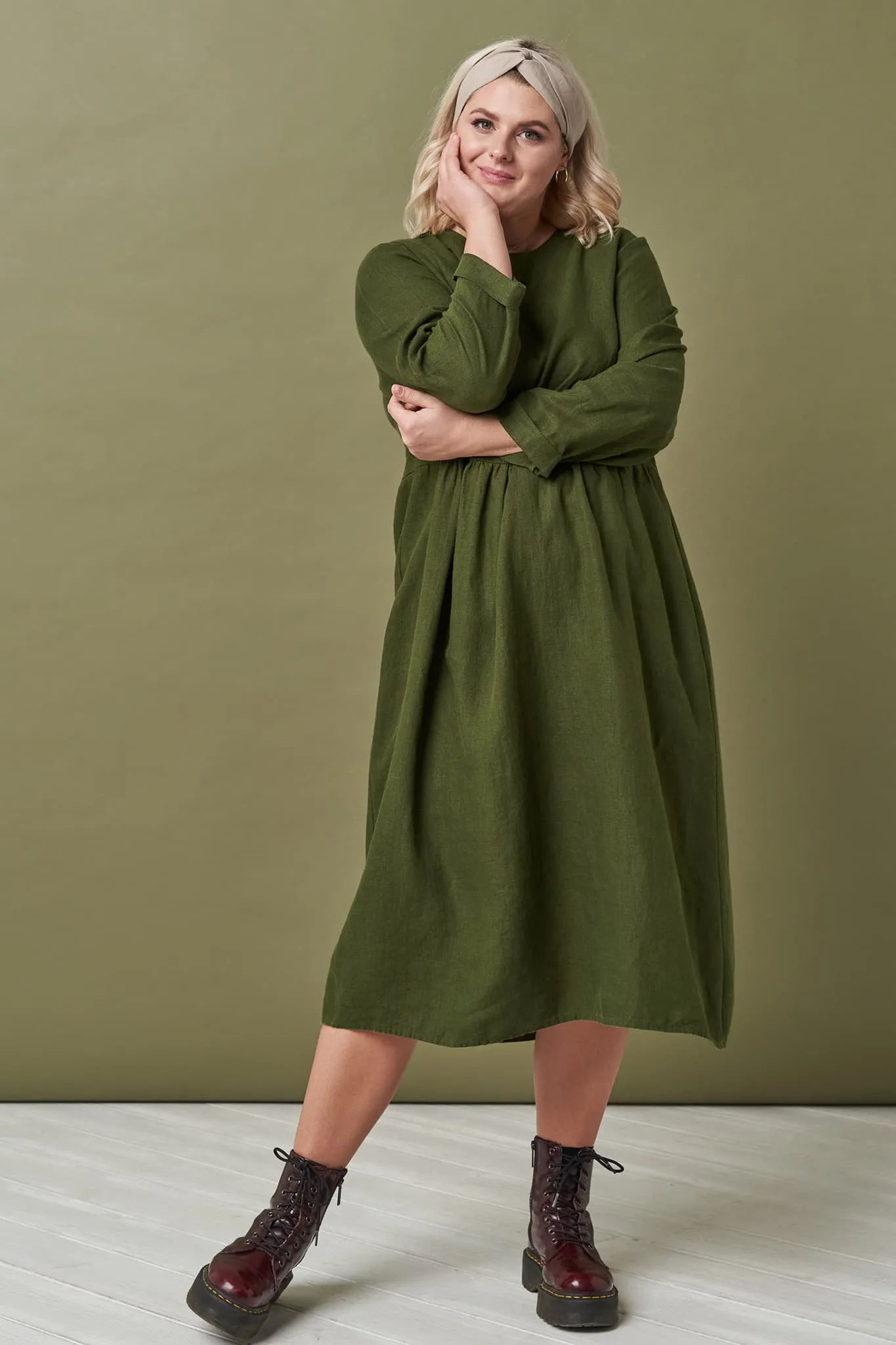 Pure linen dress Madeira