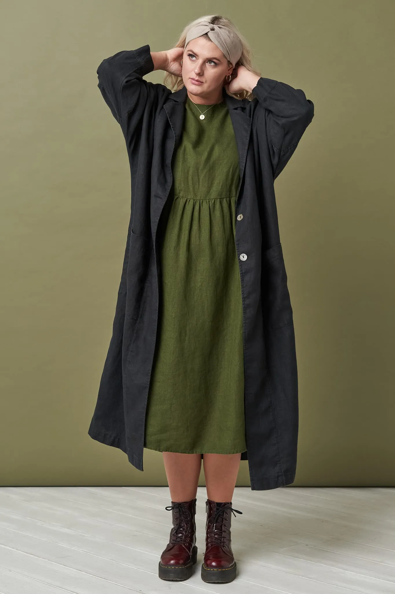 Pure linen dress Madeira