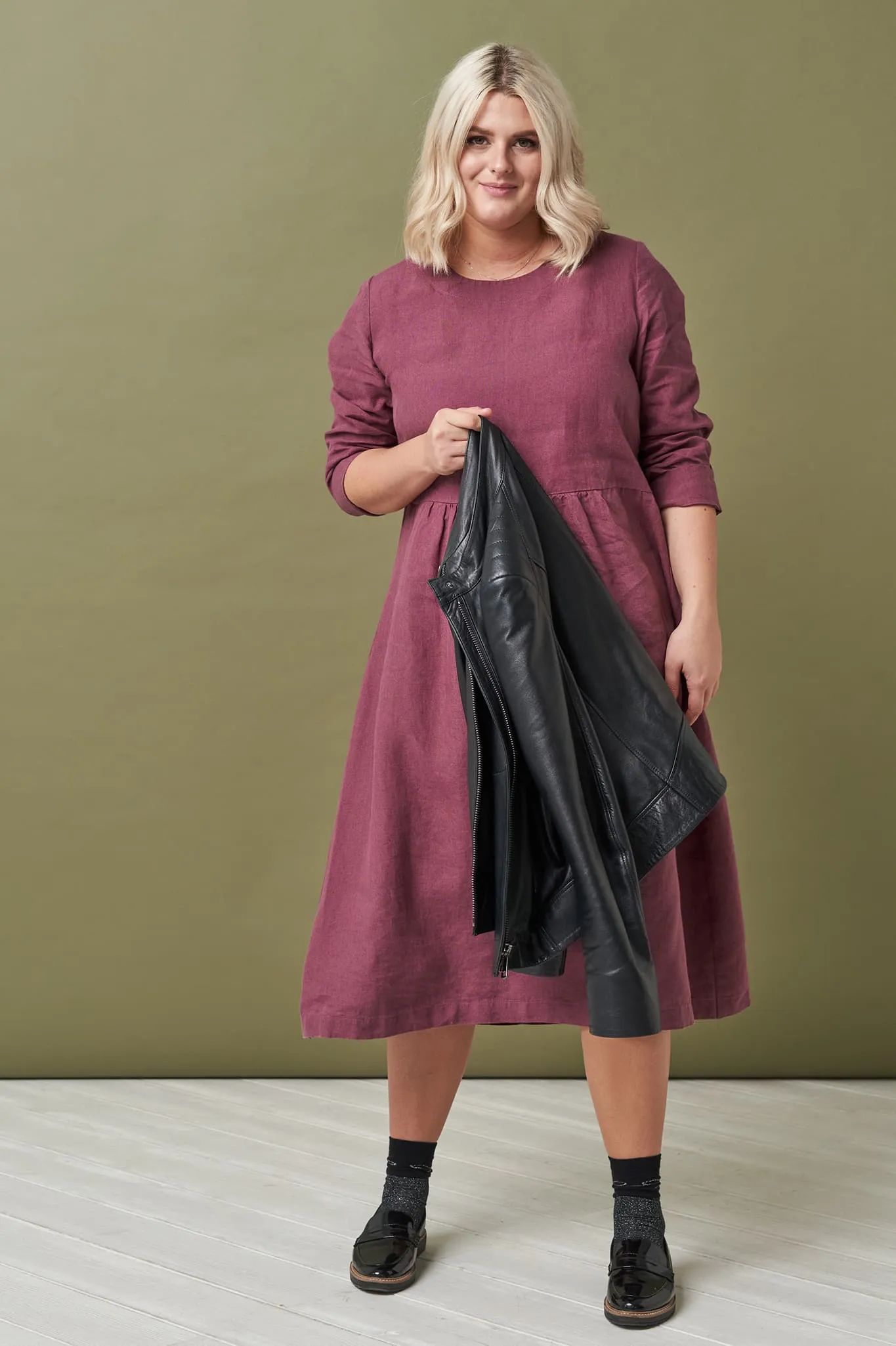 Pure linen dress Madeira