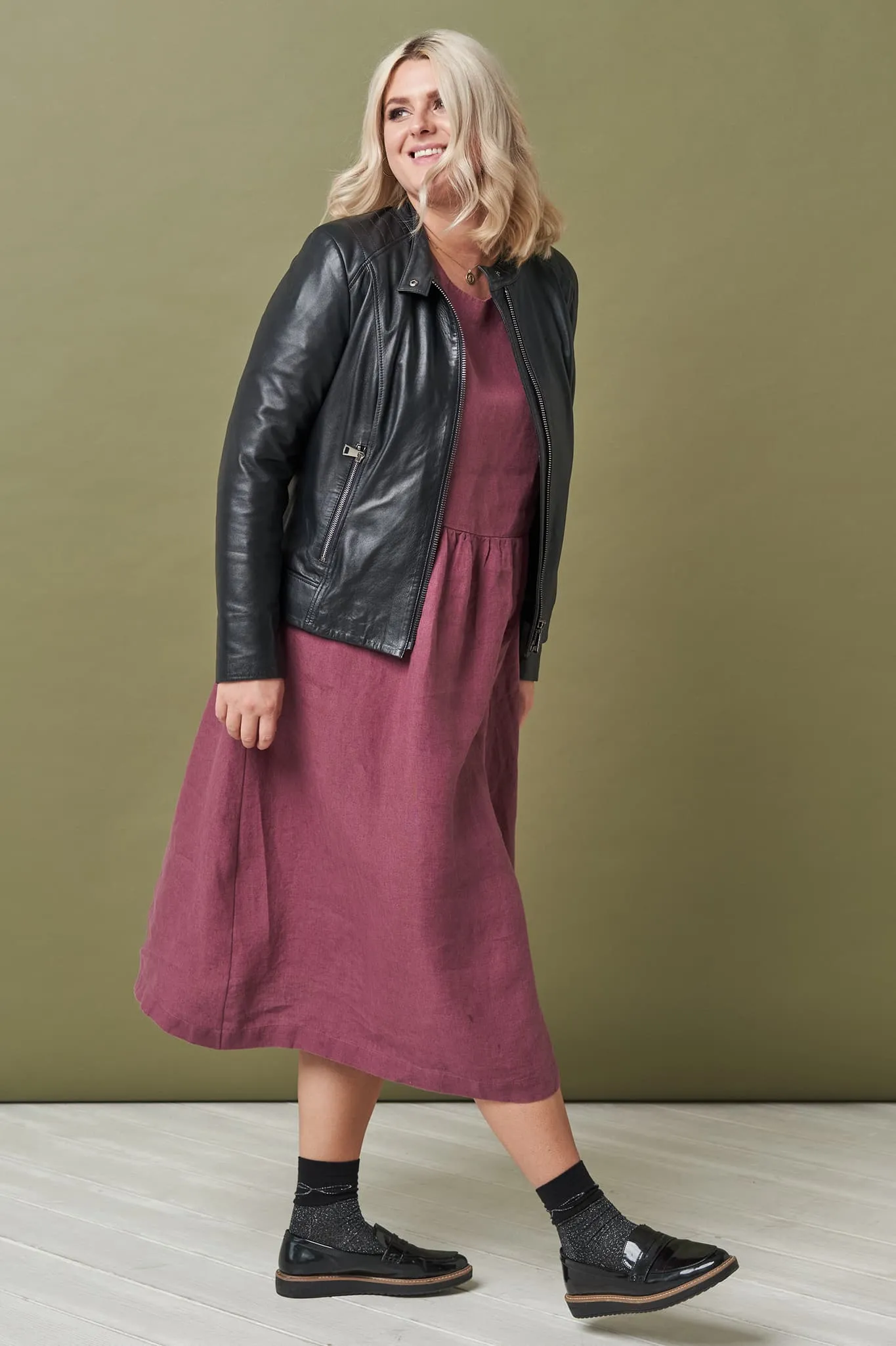 Pure linen dress Madeira