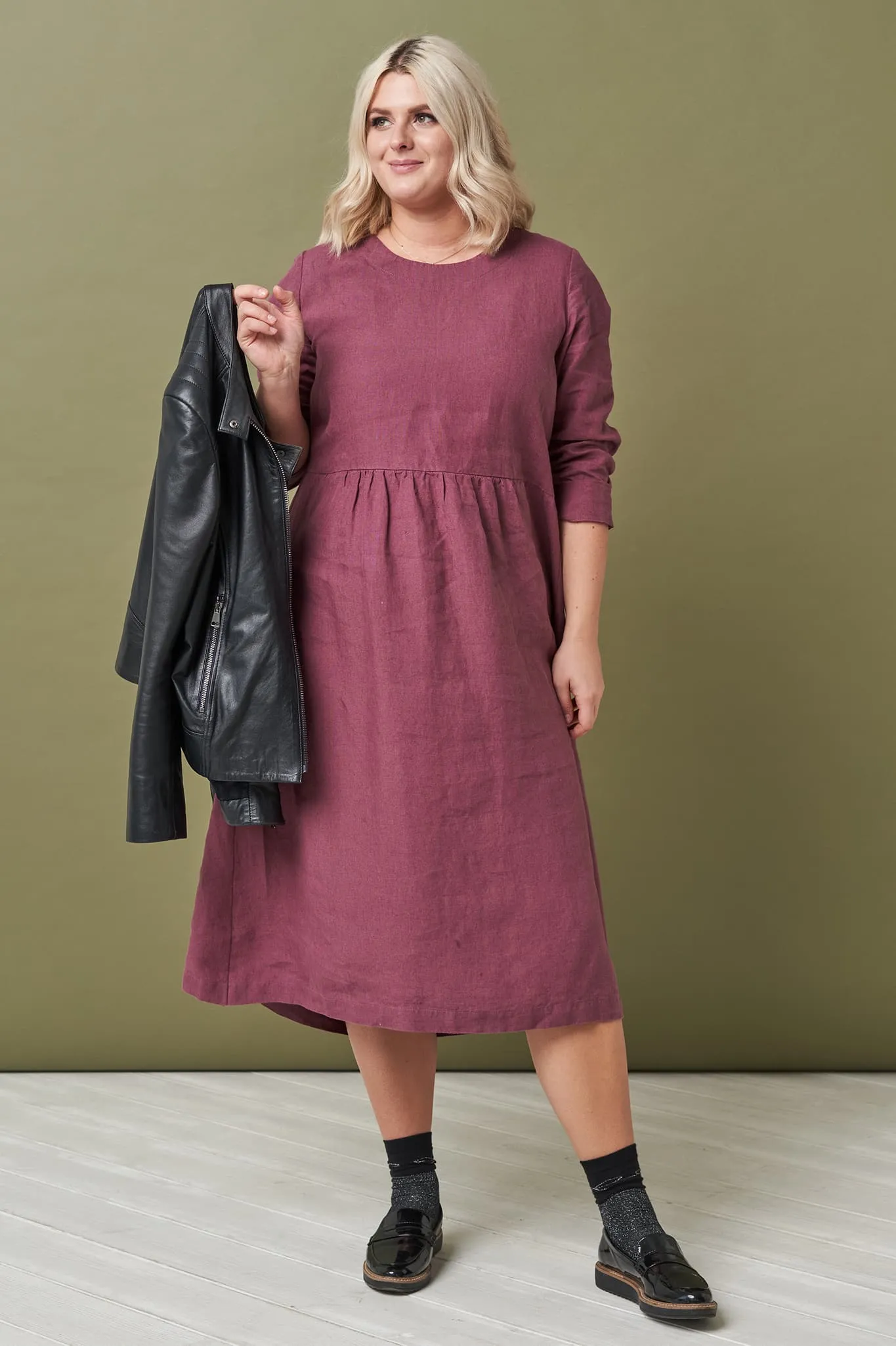 Pure linen dress Madeira