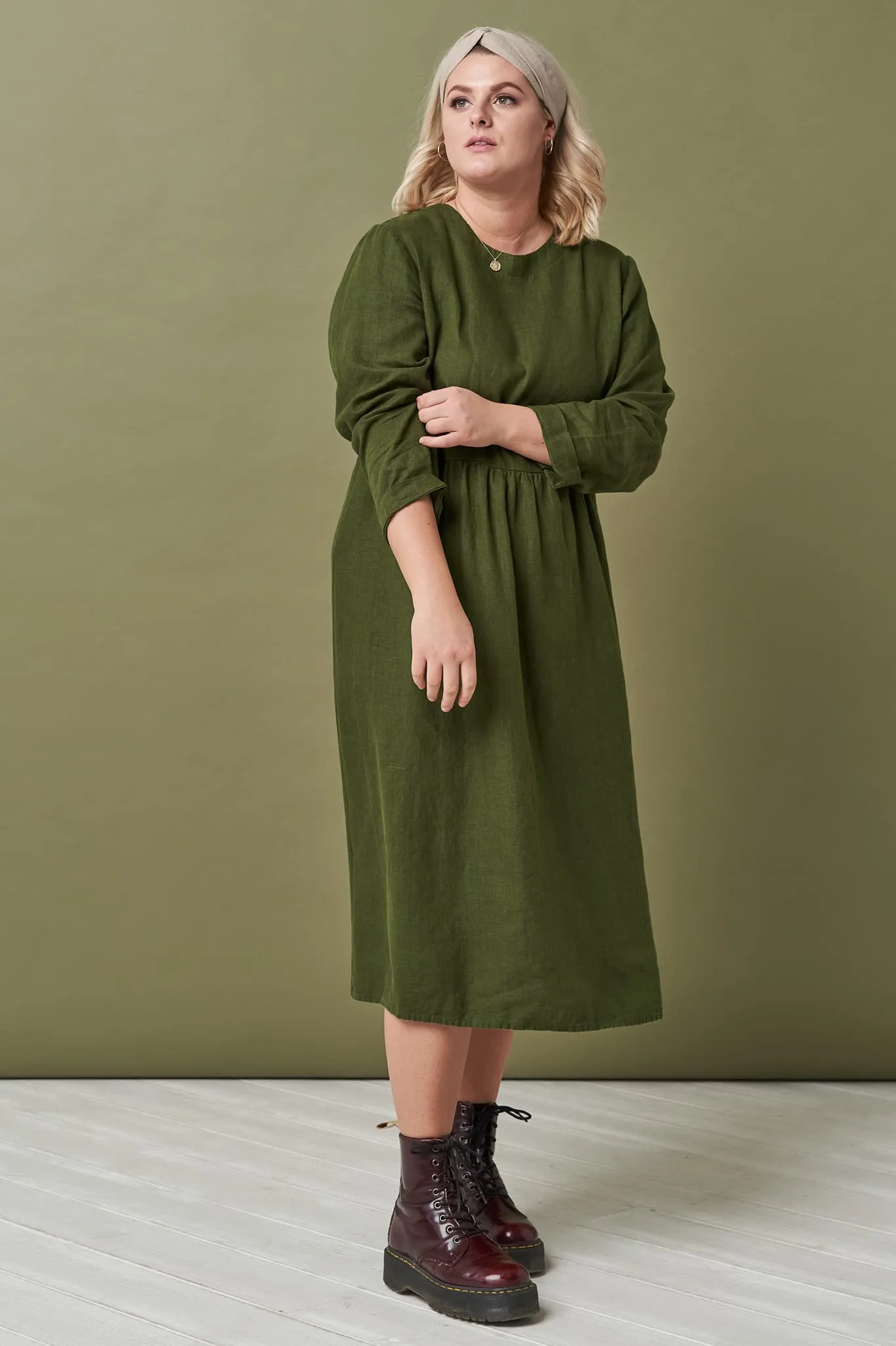 Pure linen dress Madeira
