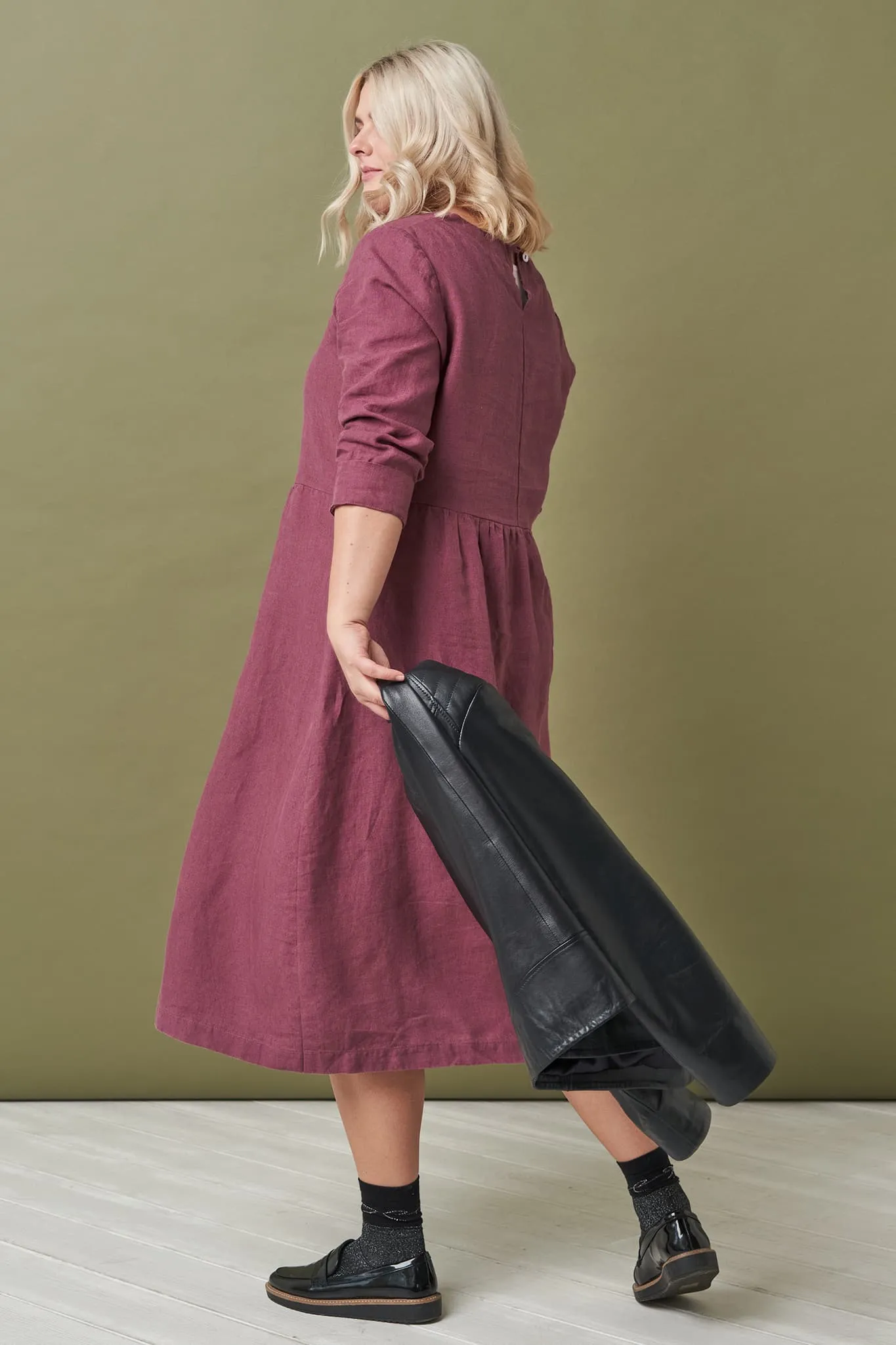 Pure linen dress Madeira
