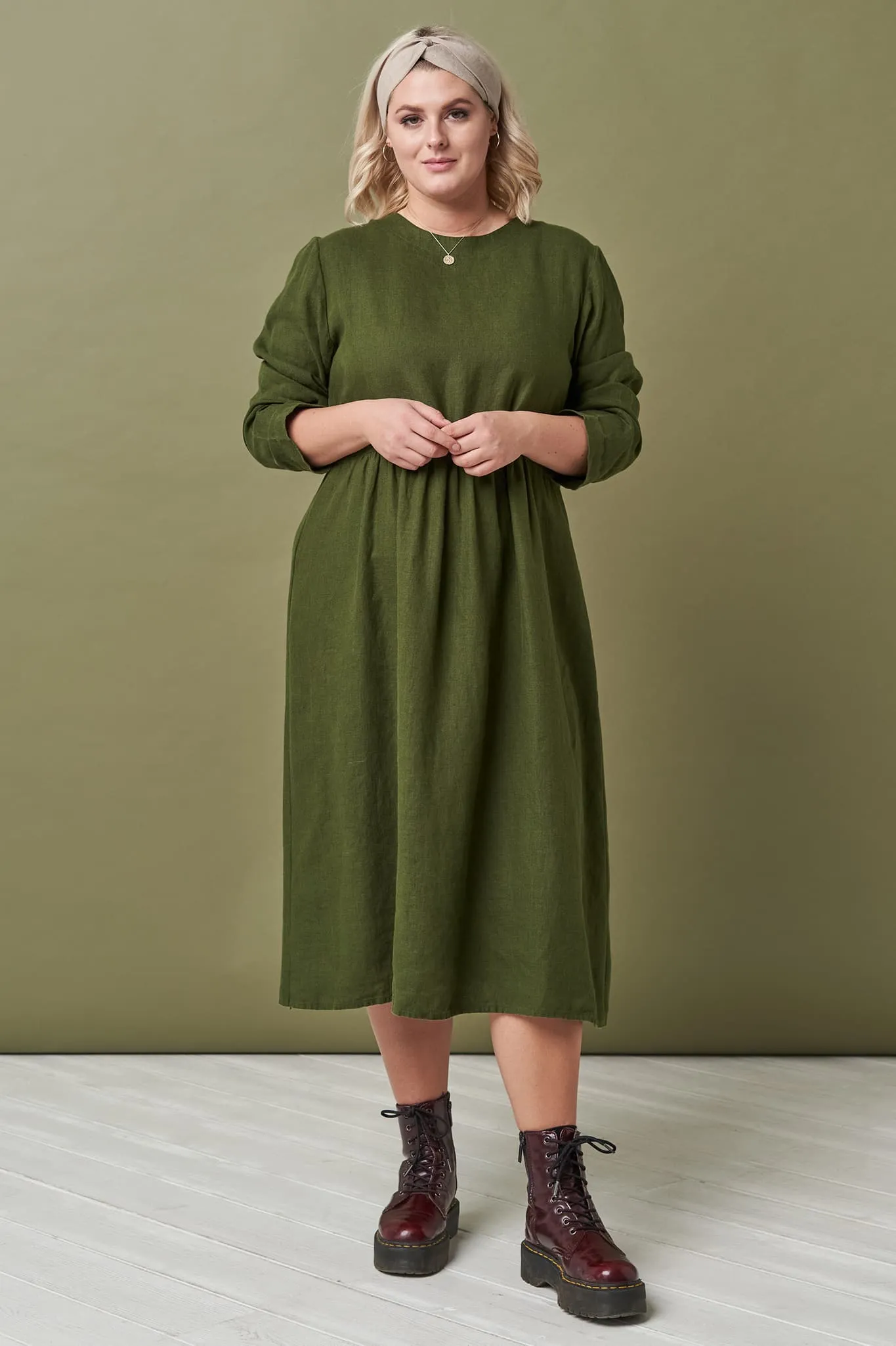 Pure linen dress Madeira