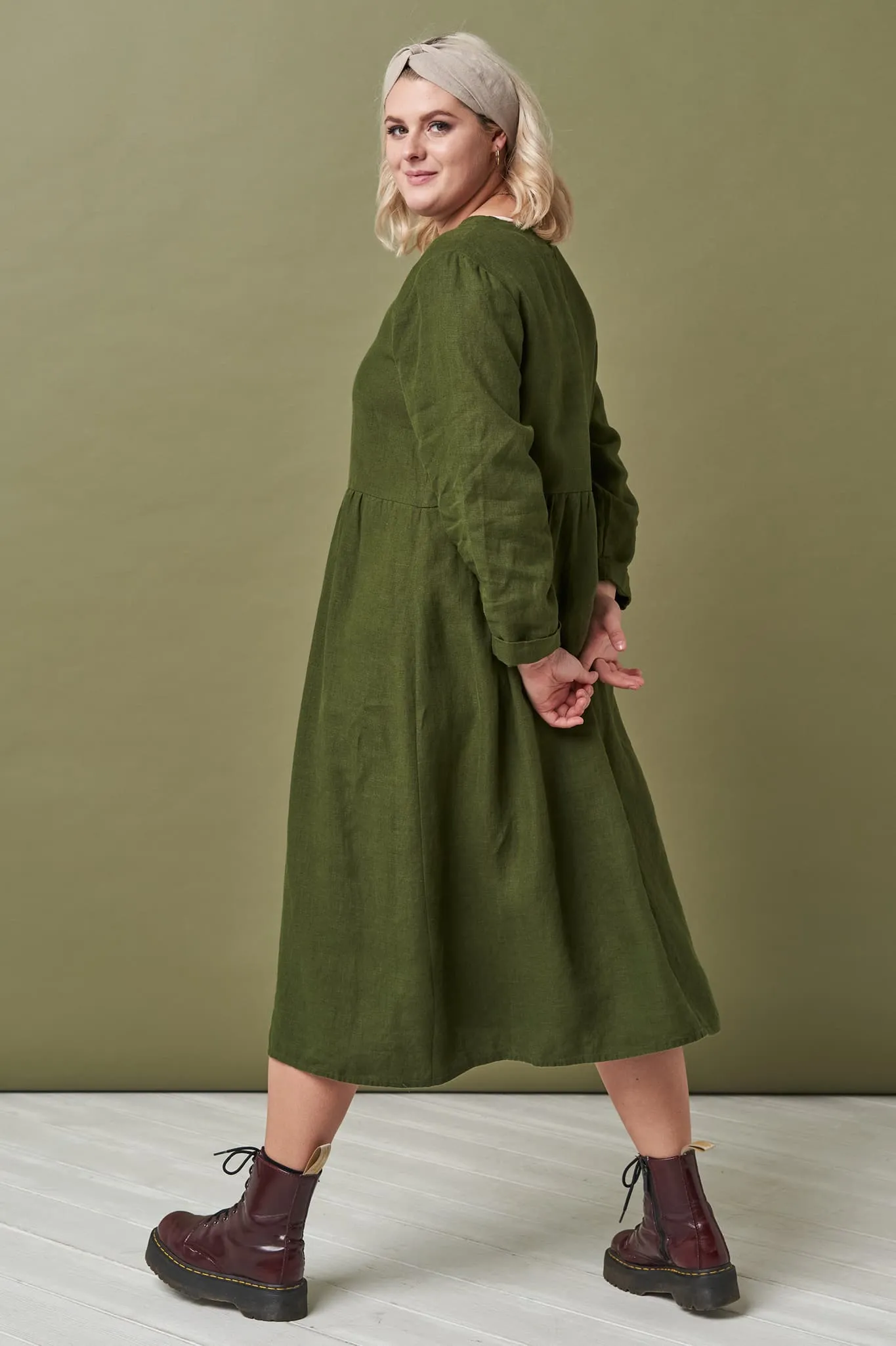 Pure linen dress Madeira
