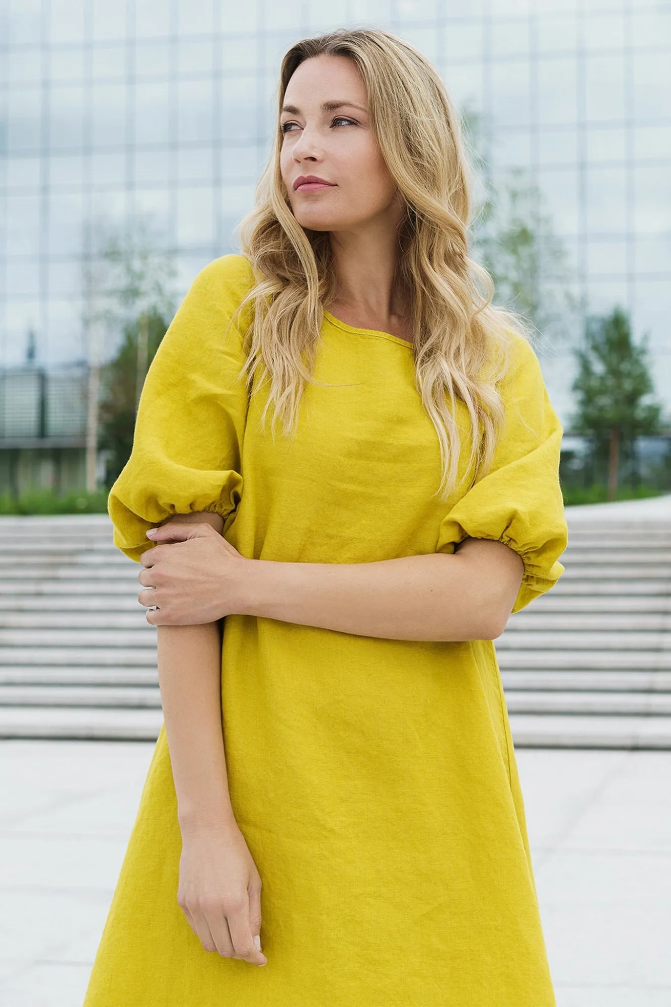 Pure linen dress Madre