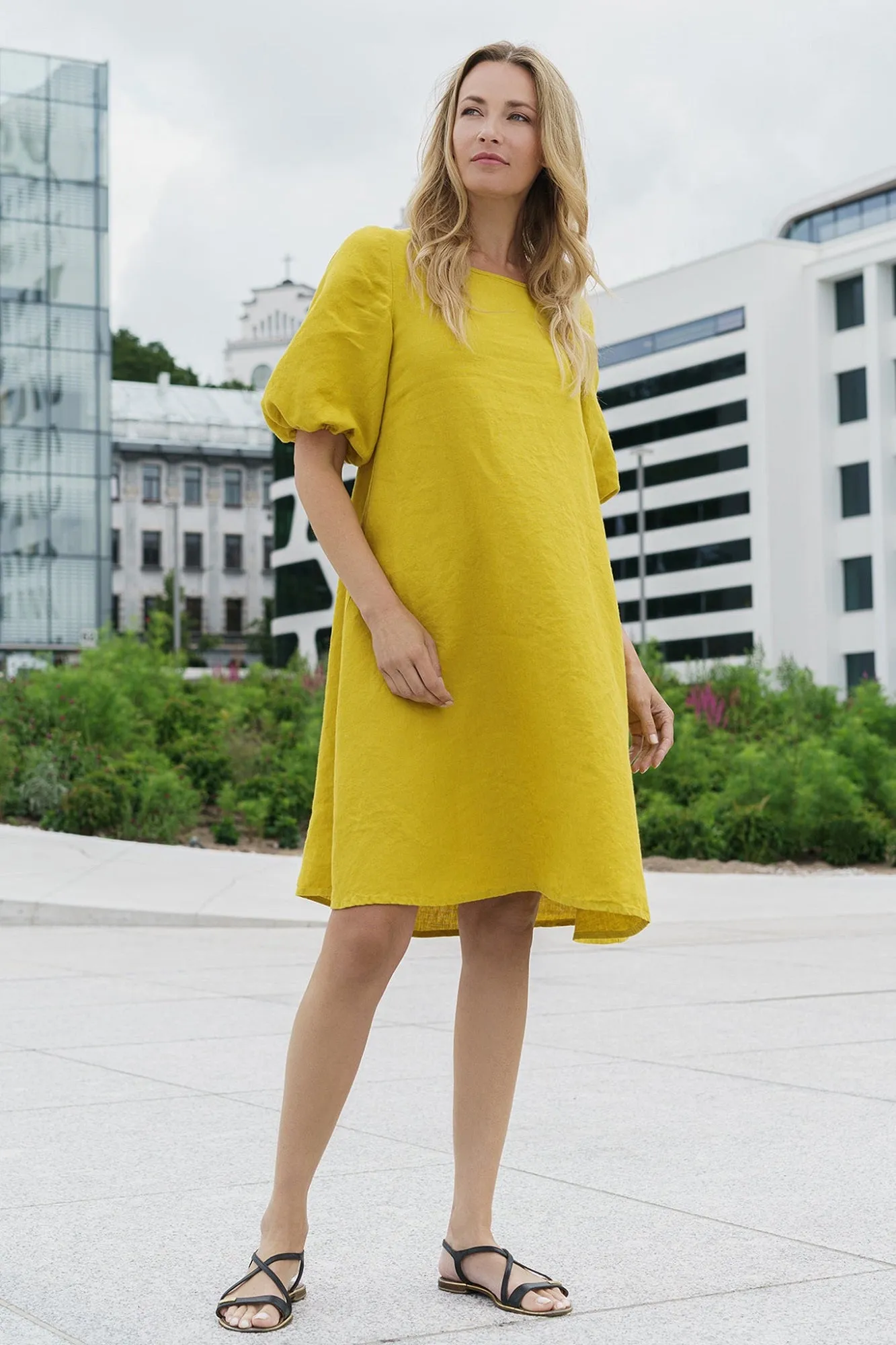 Pure linen dress Madre