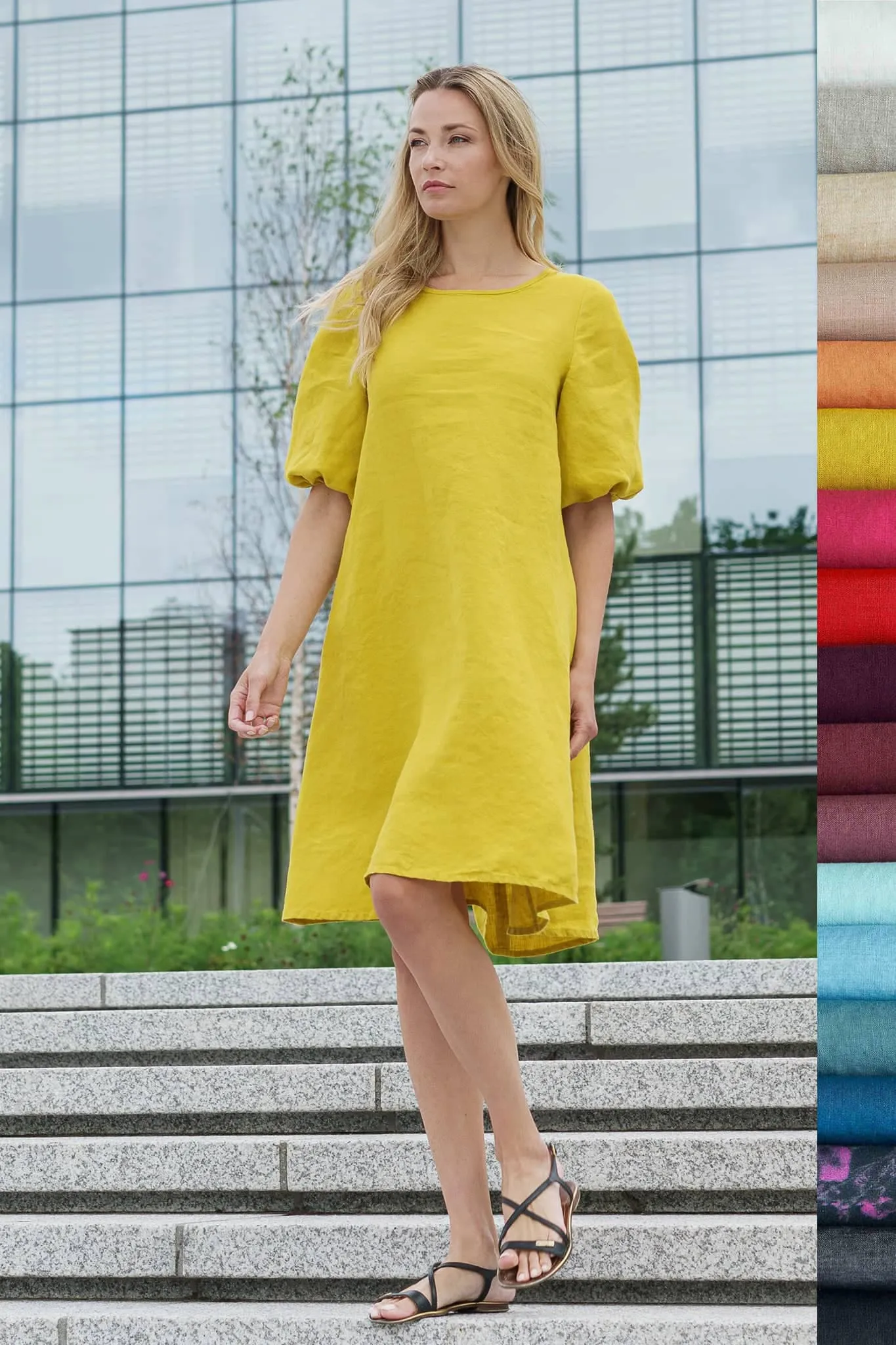 Pure linen dress Madre