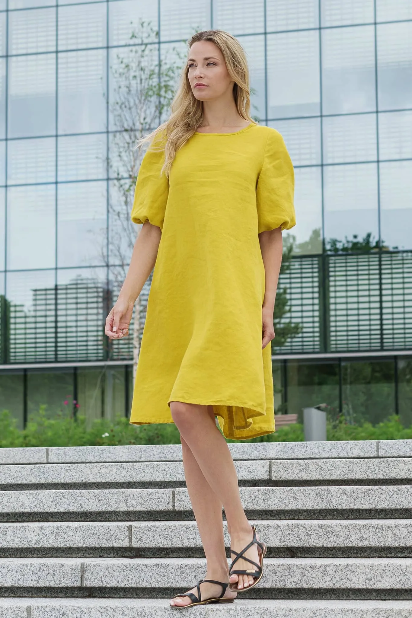 Pure linen dress Madre