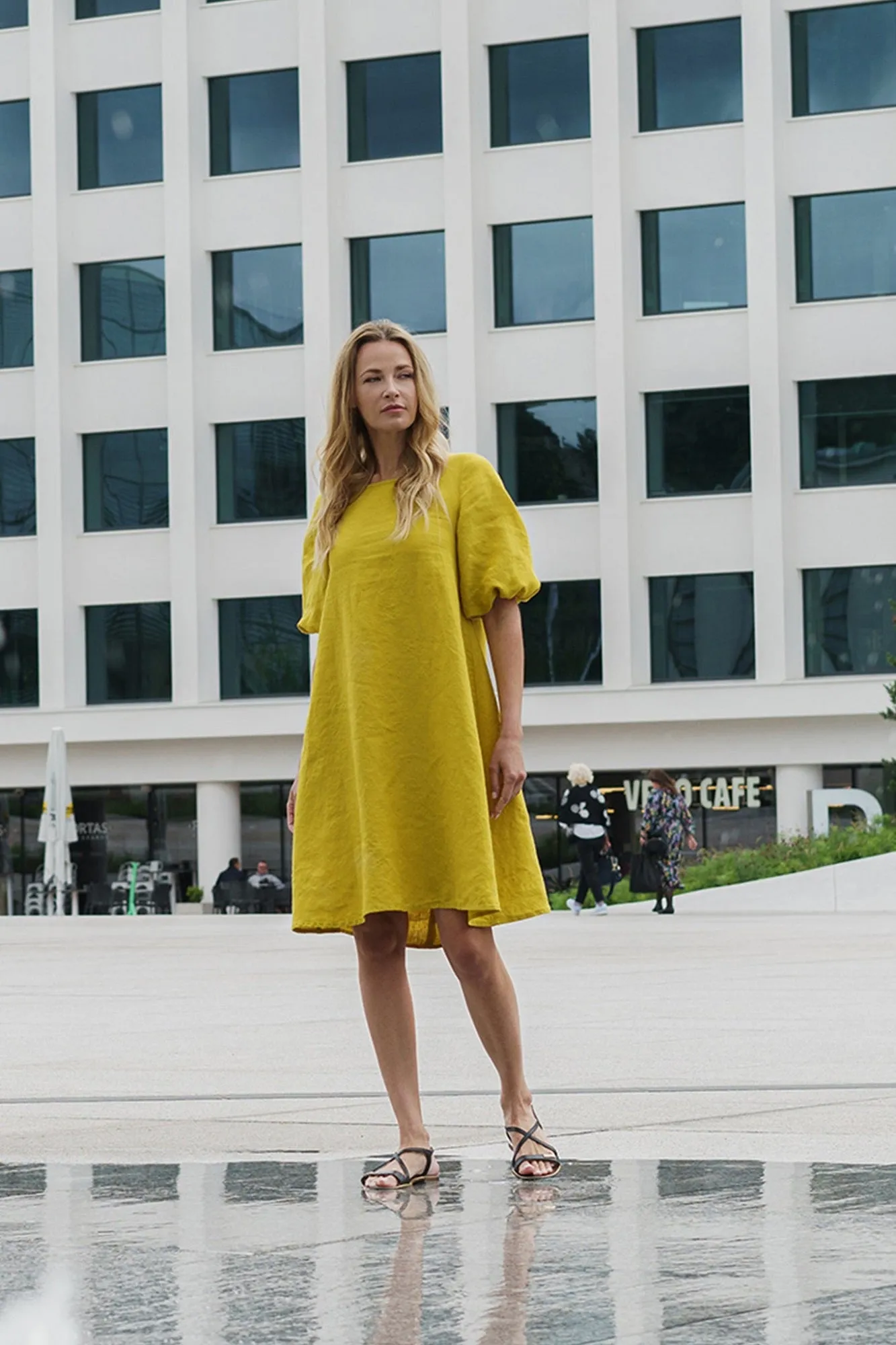 Pure linen dress Madre