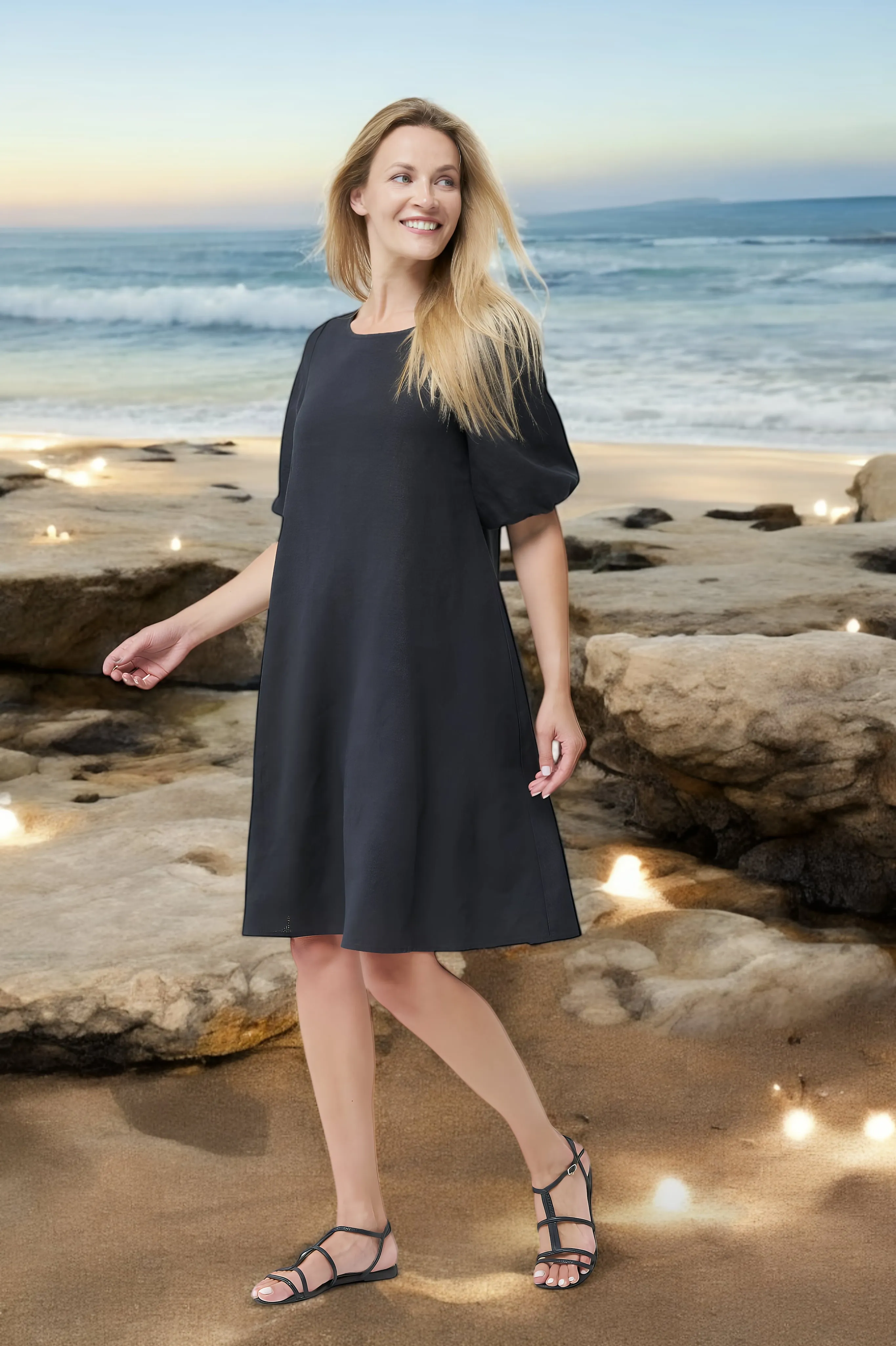 Pure linen dress Madre