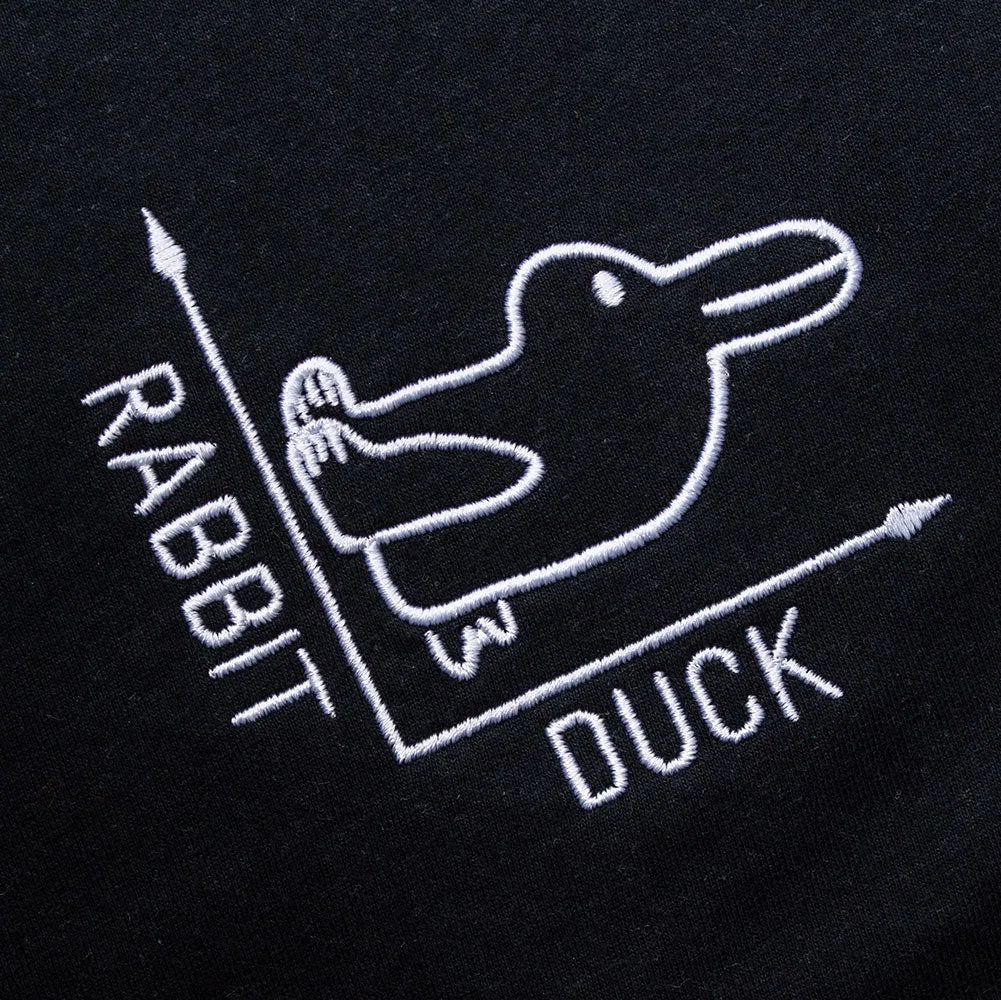 Rabbit-Duck - Embroidered - Sweatshirt