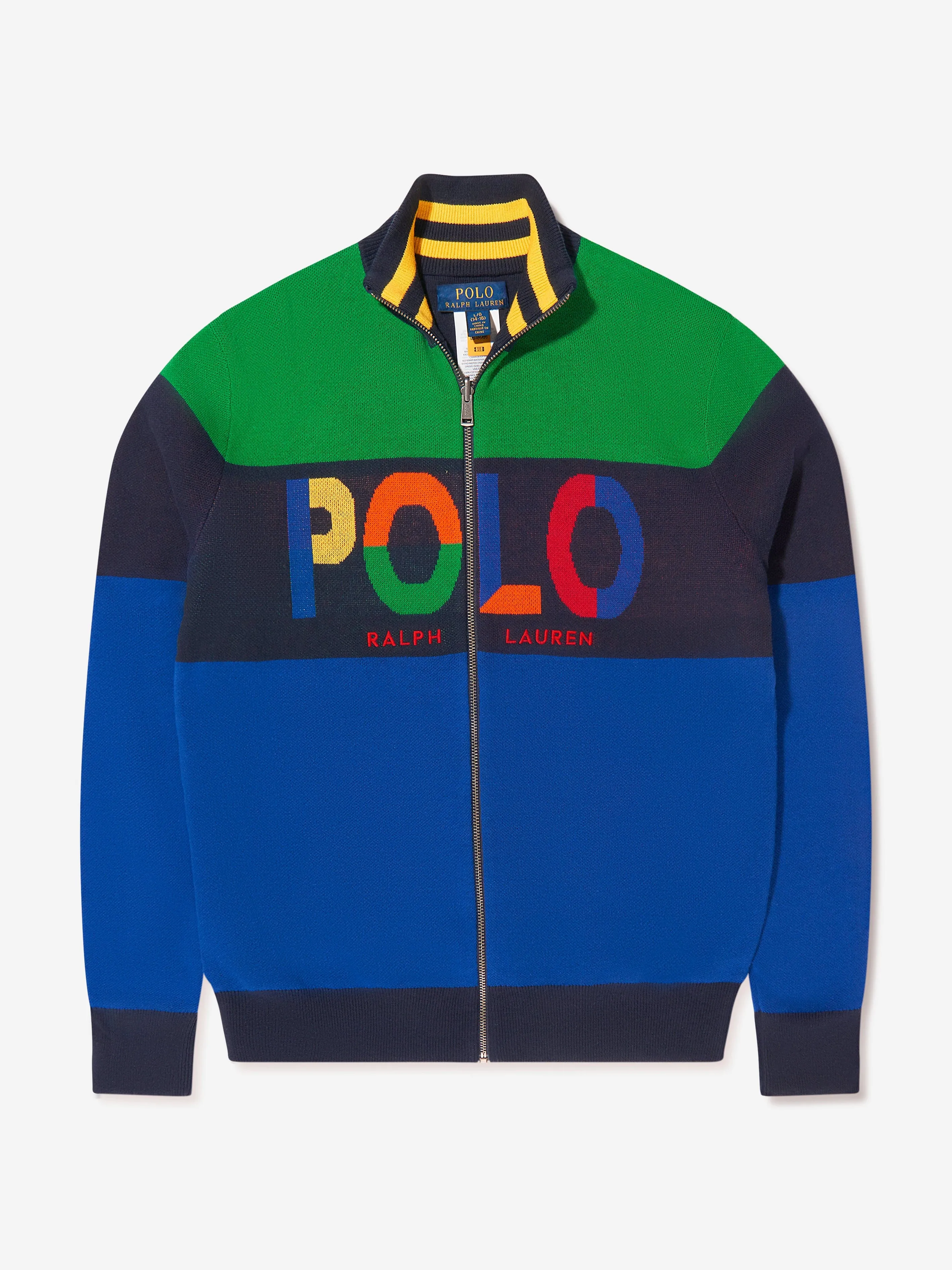 Ralph Lauren Boys Cotton Reversible Zip Up Top