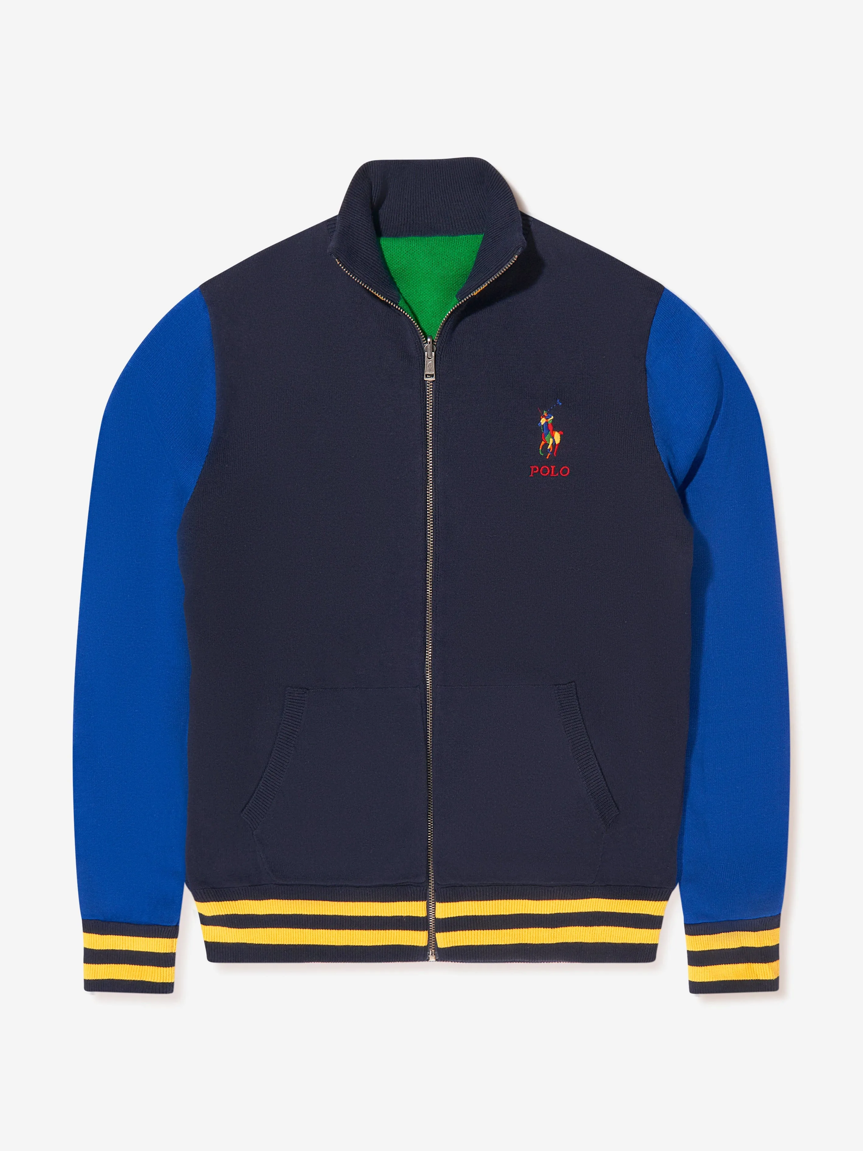 Ralph Lauren Boys Cotton Reversible Zip Up Top