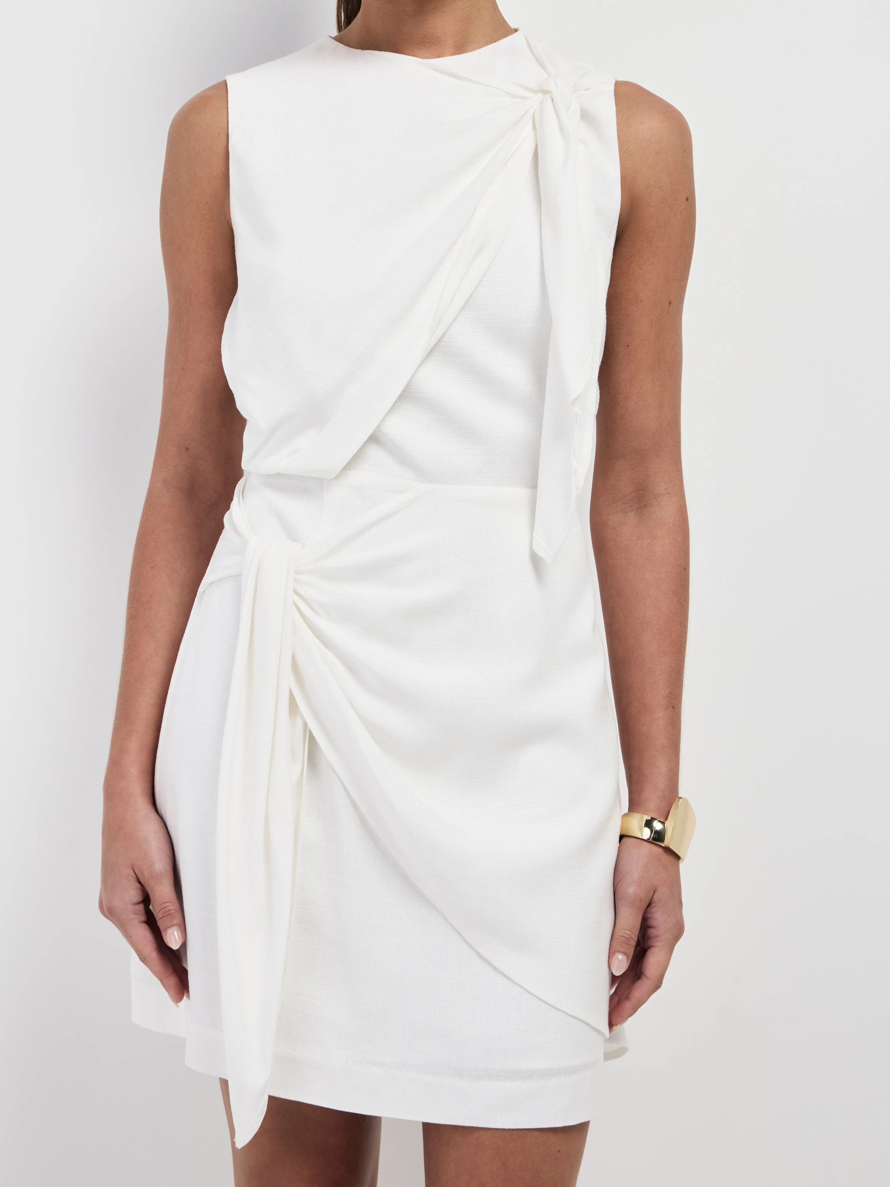REECE LINEN MINI DRESS