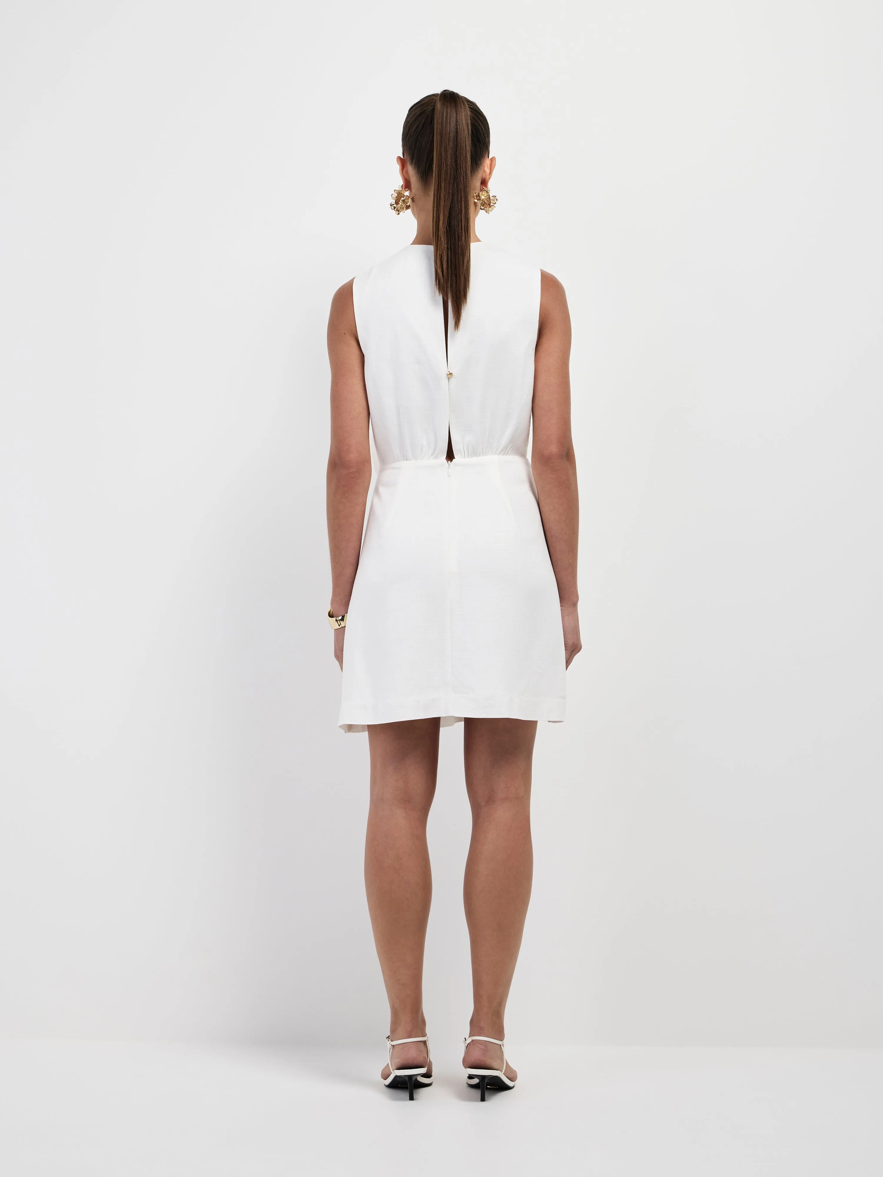 REECE LINEN MINI DRESS