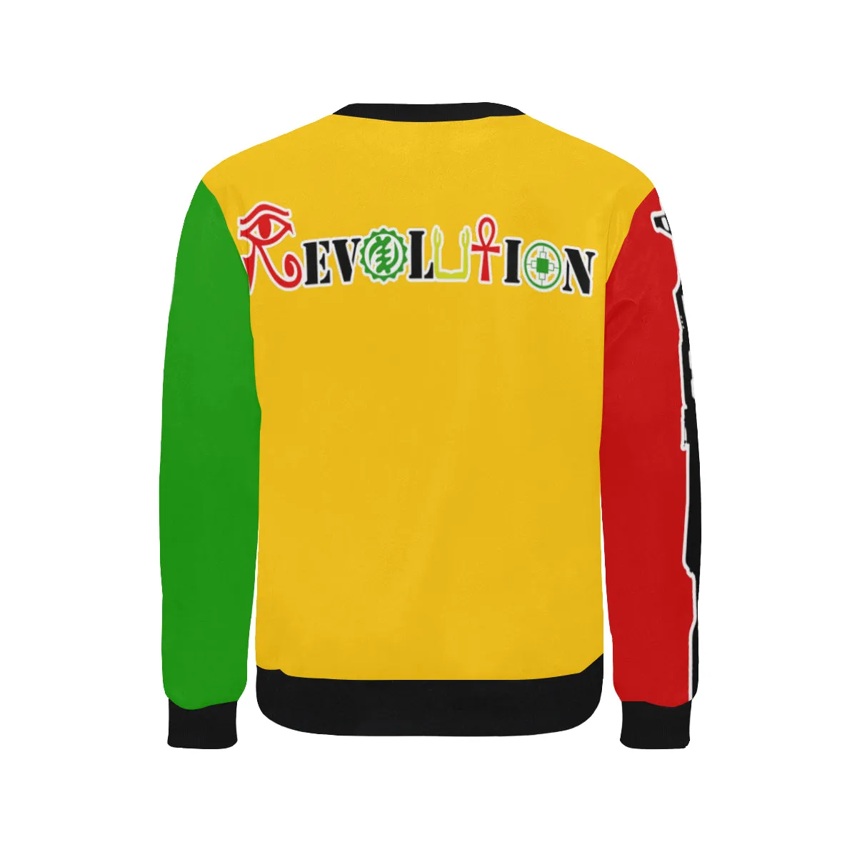 REVOLUTION RGG Men's Rib Cuff Crew Neck Sweatshirt