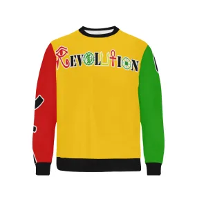 REVOLUTION RGG Men's Rib Cuff Crew Neck Sweatshirt