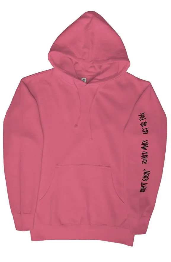 Rm Roots - $Drip Paperchasin' Neon Pink Pullover Hoodie (Limited Edition)